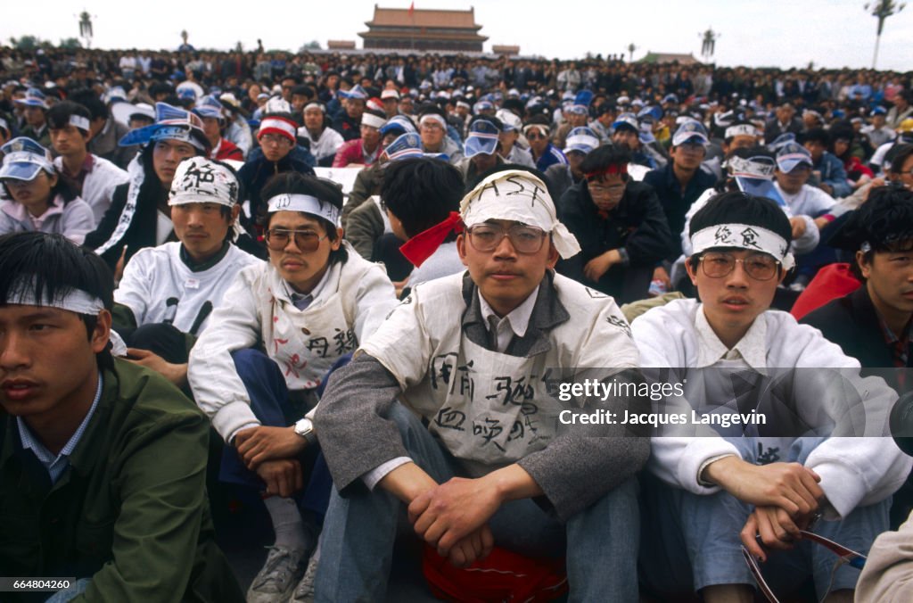 Hunger Strikers in Tiananmen Square