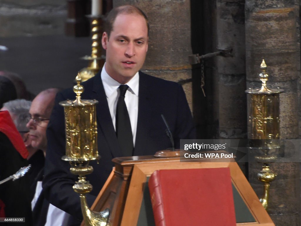 The Duke And Duchess Of Cambridge & Prince Harry Attend Service Of Hope
