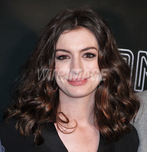 Actress Anne Hathaway arrives at...