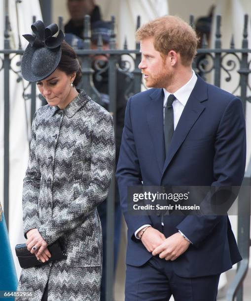 Catherine, Duchess of Cambridge and Prince Harry attend Service of Hope at Westminster Abbey The multi-faith Service of Hope was held for the four...