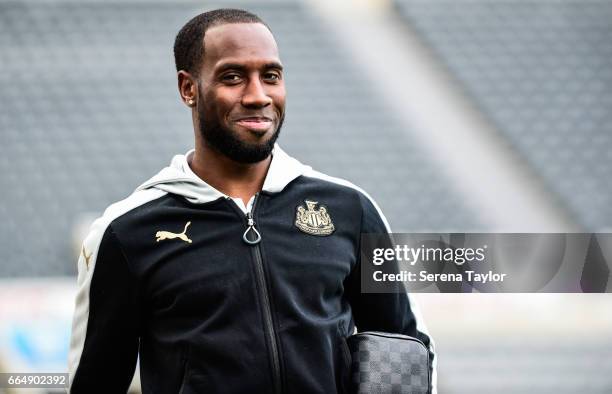 Vurnon Anita of Newcastle United arrives for the Sky Bet Championship Match between Newcastle United and Burton Albion at St.James' Park on April 5,...