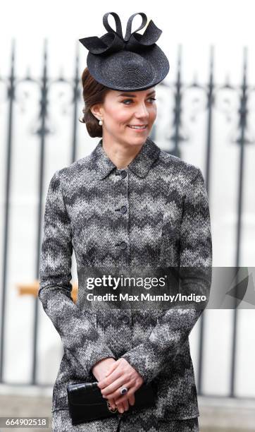 Catherine, Duchess of Cambridge attends a Service of Hope at Westminster Abbey on April 5, 2017 in London, England. The multi-faith Service of Hope...