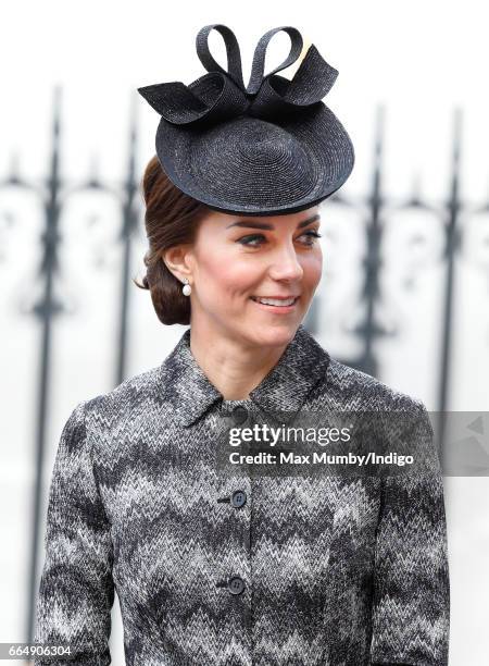 Catherine, Duchess of Cambridge attends a Service of Hope at Westminster Abbey on April 5, 2017 in London, England. The multi-faith Service of Hope...