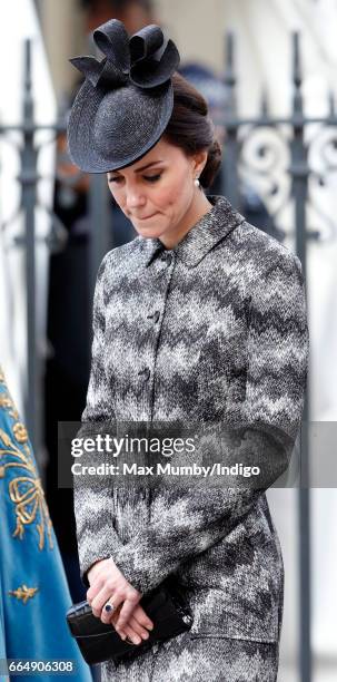 Catherine, Duchess of Cambridge attends a Service of Hope at Westminster Abbey on April 5, 2017 in London, England. The multi-faith Service of Hope...