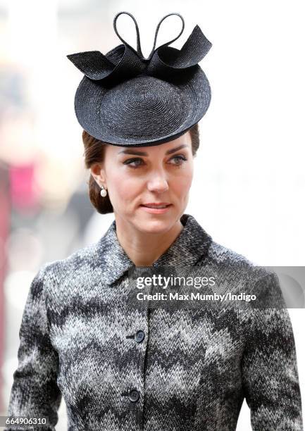 Catherine, Duchess of Cambridge attends a Service of Hope at Westminster Abbey on April 5, 2017 in London, England. The multi-faith Service of Hope...