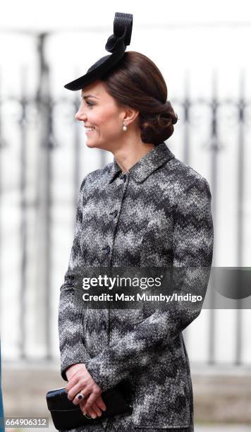 Catherine, Duchess of Cambridge attends a Service of Hope at Westminster Abbey on April 5, 2017 in London, England. The multi-faith Service of Hope...