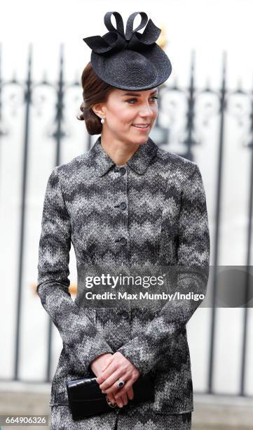 Catherine, Duchess of Cambridge attends a Service of Hope at Westminster Abbey on April 5, 2017 in London, England. The multi-faith Service of Hope...