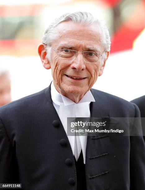 Lord Norman Fowler, The Lord Speaker attends a Service of Hope at Westminster Abbey on April 5, 2017 in London, England. The multi-faith Service of...