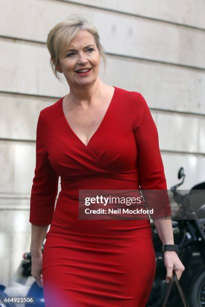 Carol Kirkwood seen at BBC Radio 2 on April 5, 2017 in London, England.