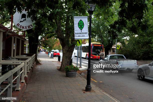 adelaide south australia hahndorf german street scene - mollypix stock pictures, royalty-free photos & images