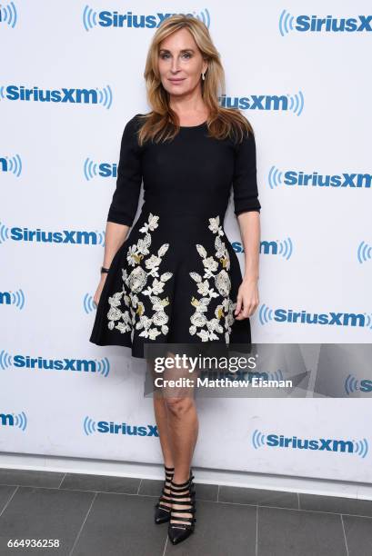 Sonja Morgan of The Real Housewives of New York visits SiriusXM Studios on April 5, 2017 in New York City.