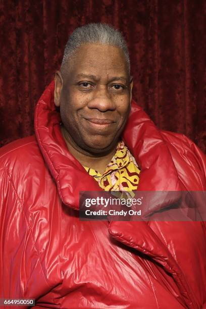 Andre Leon Talley launches a new SiriusXM show on Andy Cohen's exclusive SiriusXM Channel Radio Andy at SiriusXM Studios on March 29, 2017 in New...