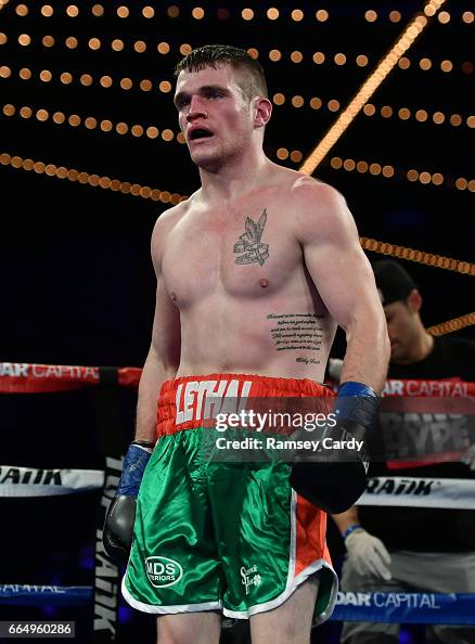 New York , United States - 17 March 2017; Larry Fryers in action ...