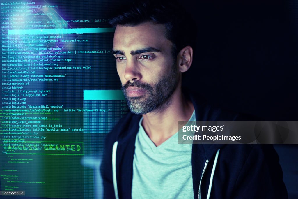 Letting himself get lost in the code