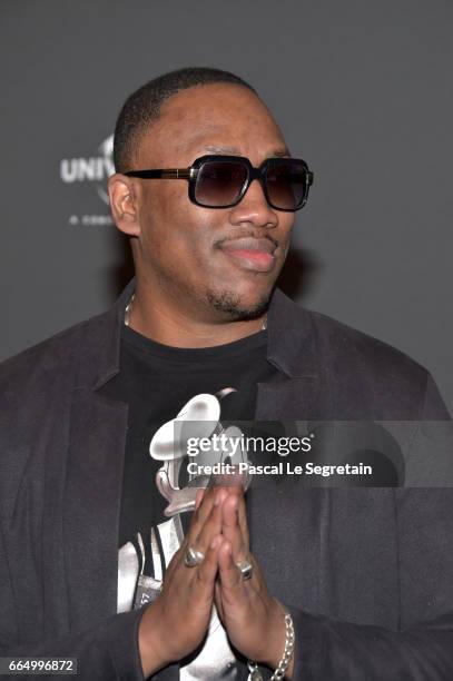 Mokobe attends "Fast & Furious 8" Premiere at Le Grand Rex on April 5, 2017 in Paris, France.
