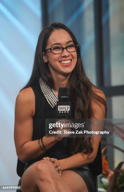 Mendez attends Build Series to discuss her new book "Crazy Is My Superpower" at Build Studio on April 4, 2017 in New York City.