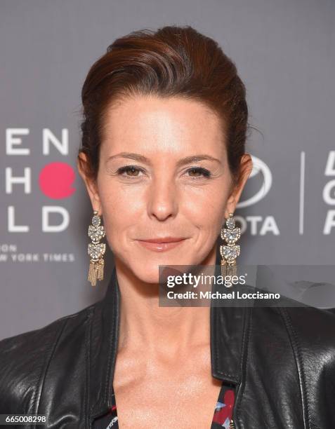 Stephanie Ruhle attends the Eighth Annual Women In The World Summit at Lincoln Center for the Performing Arts on April 5, 2017 in New York City.