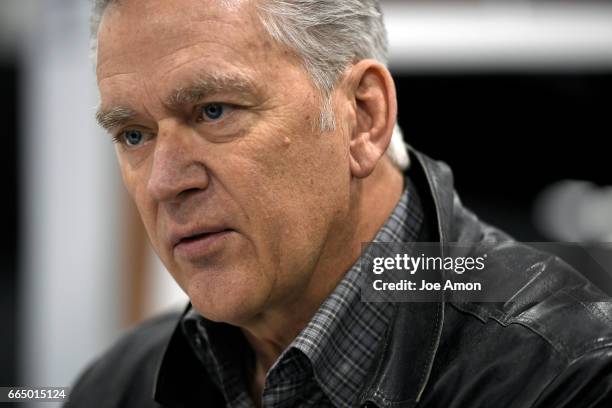 Rod Buscher, CEO of Blinker at the Denver Auto Show in the Colorado Convention Center. A 30-year veteran of the auto industry, puts car buying on a...