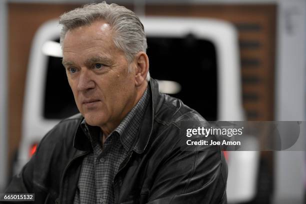 Rod Buscher, CEO of Blinker at the Denver Auto Show in the Colorado Convention Center. A 30-year veteran of the auto industry, puts car buying on a...