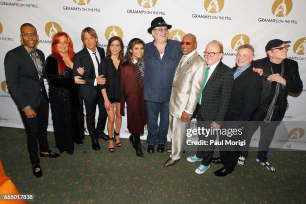 Mario, Wynonna, Keith Urban, Martina McBride, Kirstin Maldonado, John Popper, Duke Fakir, Peter Asher, Jonathan Wolff, and Rick Neilsen at The...