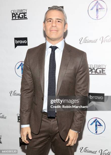 Andy Cohen attends "The Real Housewives Of New York City" Season 9 Premiere Party at The Attic Rooftop Lounge on April 5, 2017 in New York City.