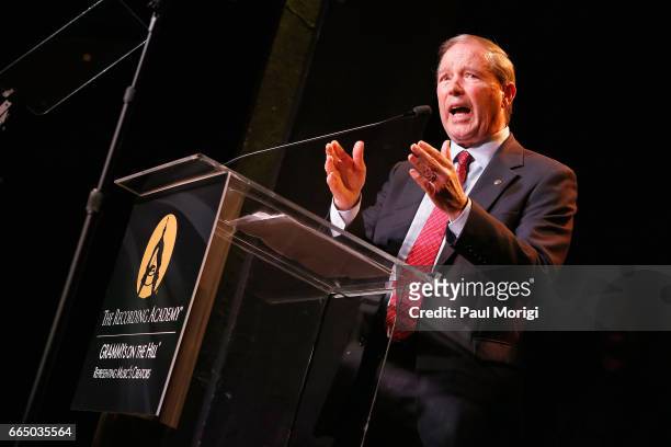 Honoree, Senator Tom Udall at The Recording Academy®'s 2017 GRAMMYs on the Hill® Awards on April 5 to honor four-time GRAMMY® winner Keith Urban with...