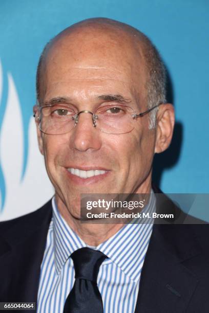 DreamWorks Animation CEO Jeffrey Katzenberg attends The Simon Wiesenthal Center's 2017 National Tribute Dinner at The Beverly Hilton Hotel on April...