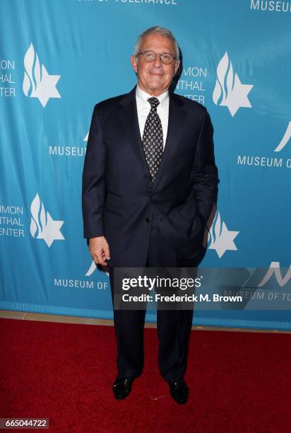 NBCUniversal Vice Chairman Ron Meyer attends The Simon Wiesenthal Center's 2017 National Tribute Dinner at The Beverly Hilton Hotel on April 5, 2017...