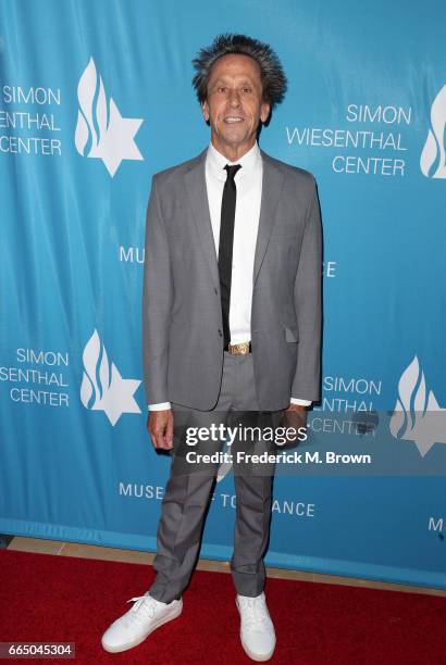 Producer Brian Grazer attends The Simon Wiesenthal Center's 2017 National Tribute Dinner at The Beverly Hilton Hotel on April 5, 2017 in Beverly...