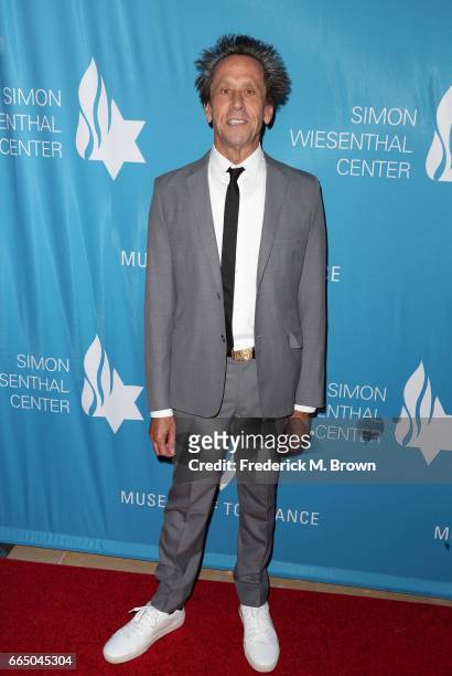 Producer Brian Grazer attends The Simon Wiesenthal Center's 2017 National Tribute Dinner at The Beverly Hilton Hotel on April 5, 2017 in Beverly...