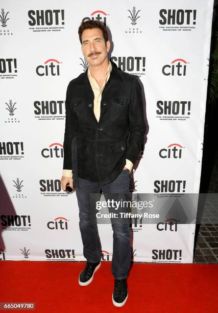 Actor Dylan McDermott attends 'Shot! The Psycho - Spiritual Mantra of Rock' LA Premiere Presented by Citi at The Grove on April 5, 2017 in Los...