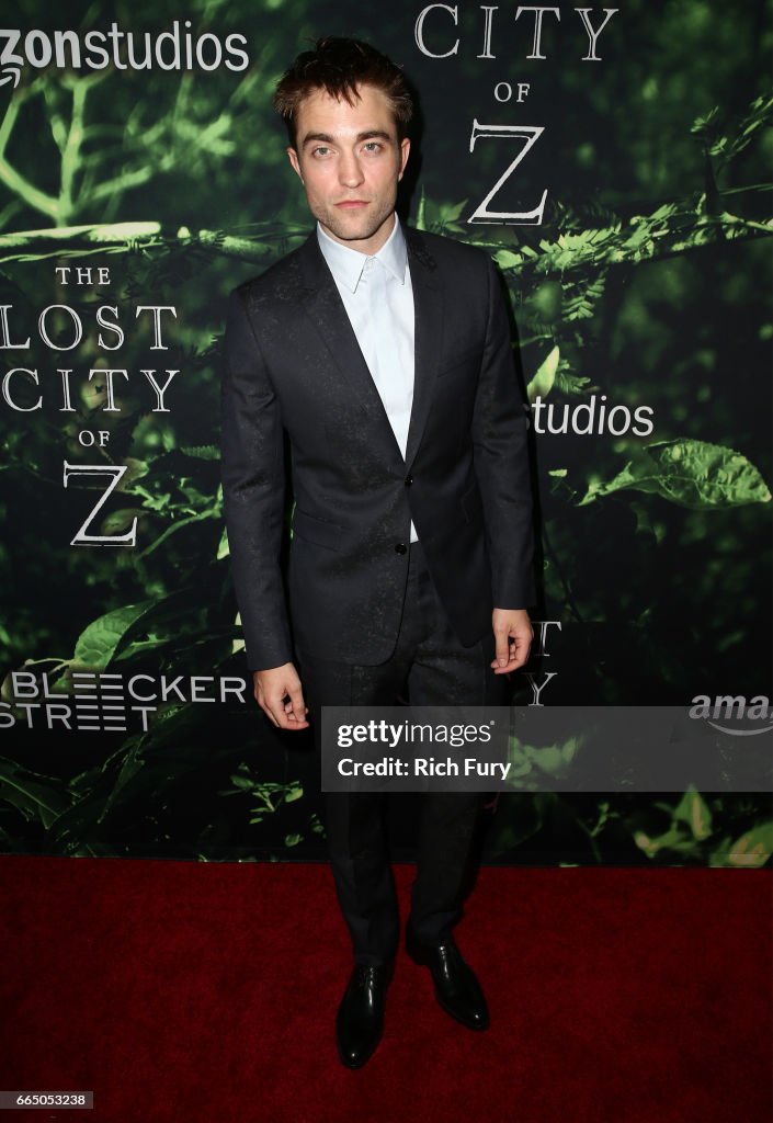 Premiere Of Amazon Studios' "The Lost City Of Z" - Arrivals