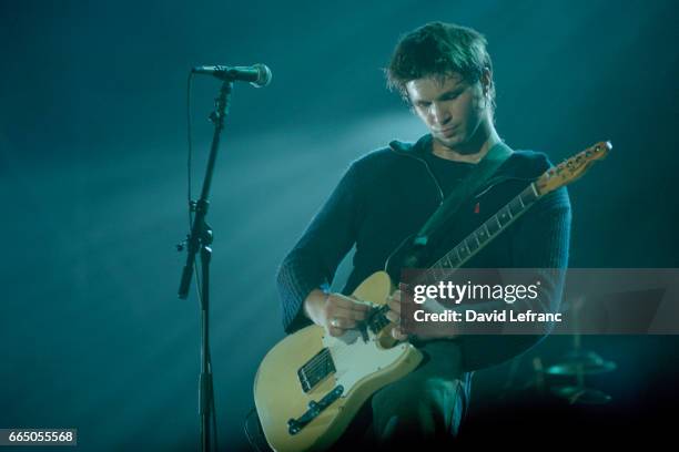 "Noir Desir" lead singer Bertrand Cantat during the Eurockeennes at Belfort.