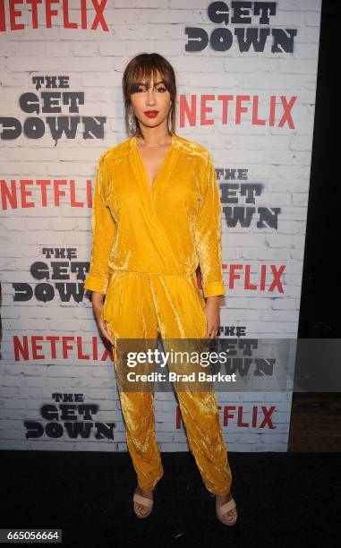 Jackie Cruz attends "The Get Down" Part 2 New York Kickoff Party at Irving Plaza on April 5, 2017 in New York City.