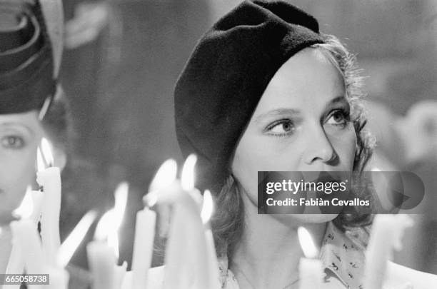 Actress Laura Antonelli appears in Gran Bollito, the 1977 film by Italian director Mauro Bolognini. Also known as La Signora Degli Orrori, Savon...