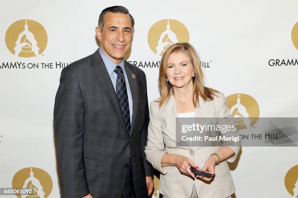 Rep. Darrell Issa and Rep. Marsha Blackburn at The Recording Academy®'s 2017 GRAMMYs on the Hill® Awards on April 5 to honor four-time GRAMMY® winner...