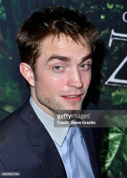 Robert Pattinson arrives at the Premiere Of Amazon Studios' "The Lost City Of Z" at ArcLight Hollywood on April 5, 2017 in Hollywood, California.