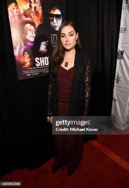 Actress Sasha Grey attends the screening for "SHOT! The Psycho Spiritual Mantra of Rock" at The Grove presented by CITI on April 5, 2017 in Los...