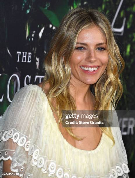 Sienna Miller arrives at the Premiere Of Amazon Studios' "The Lost City Of Z" at ArcLight Hollywood on April 5, 2017 in Hollywood, California.