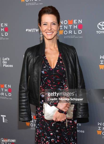 Stephanie Ruhle attends the 8th Annual Women In The World Summit at Lincoln Center for the Performing Arts on April 5, 2017 in New York City.
