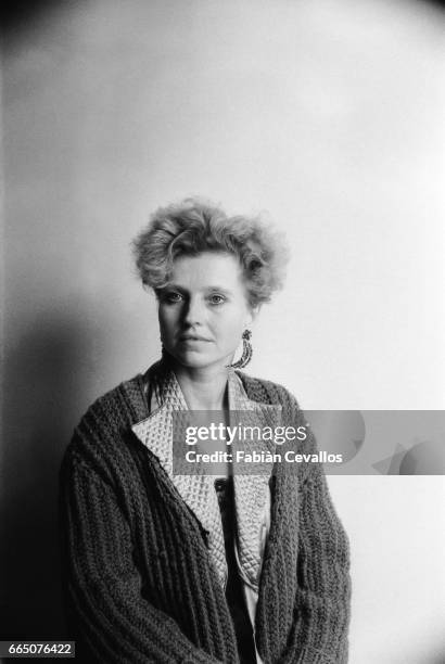 Actress Hanna Schygulla appears in the 1983 Italian film, Storia di Piera. Directed by Marco Ferreri and based on the story by Piera Degli Esposti,...