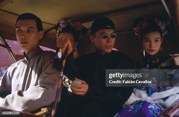 Actor John Lone, from Hong Kong, interprets the role of the Chinese Emperor Pu Yi as an adult, while Chinese actress Joan Chen plays his wife Wan...