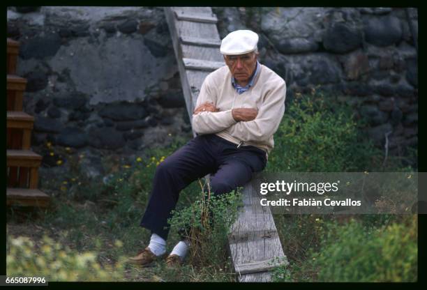 Director Luigi Comencini on the set of Merry Christmas... Happy New Year. The film's original title is Buon Natale... Buon Anno, and was released in...