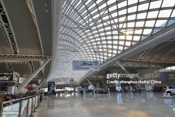 internal of guangzhou south railway station, china - guangzhou south station stock pictures, royalty-free photos & images