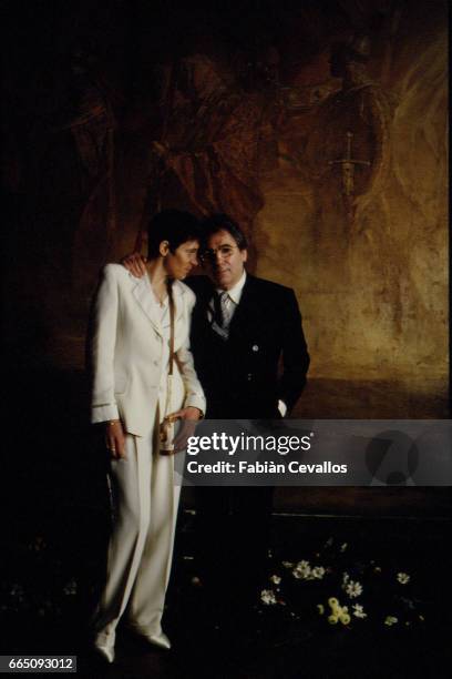 The couple at the City Hall of Toulouse.