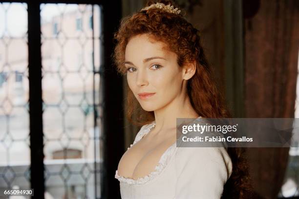 French actress Claire Keim stars in TV film "Le jeune Casanova" , directed by Giacomo Battiato.