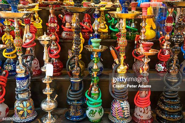 shisha pipes in souq madinat, jumeirah - madinat jumeirah hotel stock pictures, royalty-free photos & images