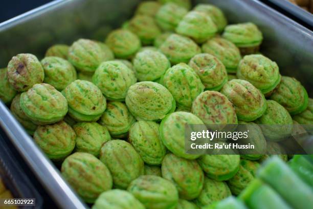 Kuih Cara Manis Malaysian Traditional Cake, Foto de stock