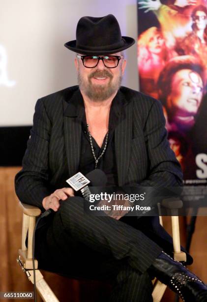 Musician Dave Stewart speaks onstage during 'Shot! The Psycho - Spiritual Mantra of Rock' LA Premiere Presented by Citi at The Grove on April 5, 2017...