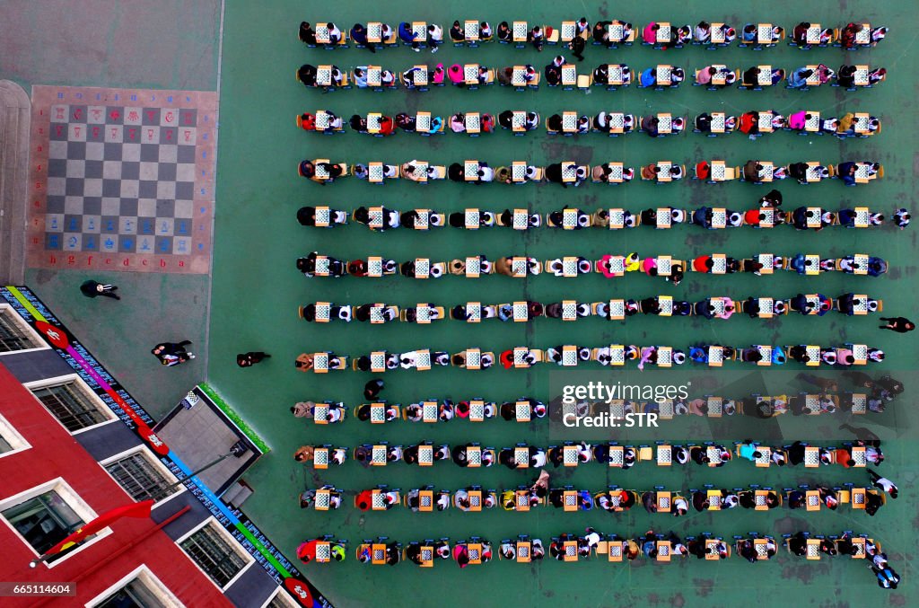 TOPSHOT-CHINA-EDUCATION-SCHOOL